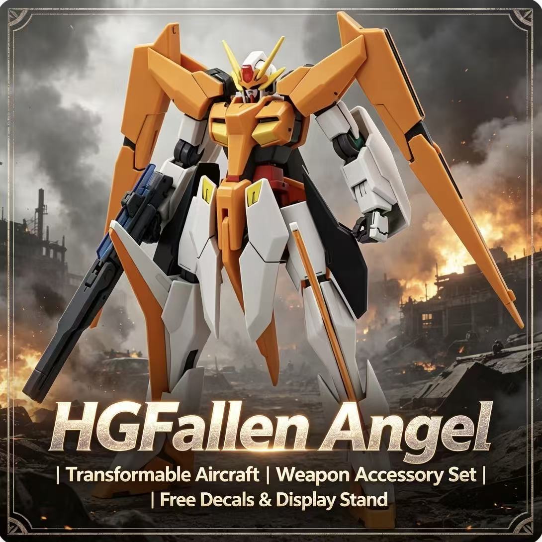 Model Kit Gundam Hg - 00-28 HG 1/144 Fallen Angel Transformable