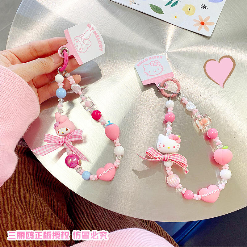 Model Kit Mobil - Kawaii Hellokitty Cute Cartoon Phone Charm