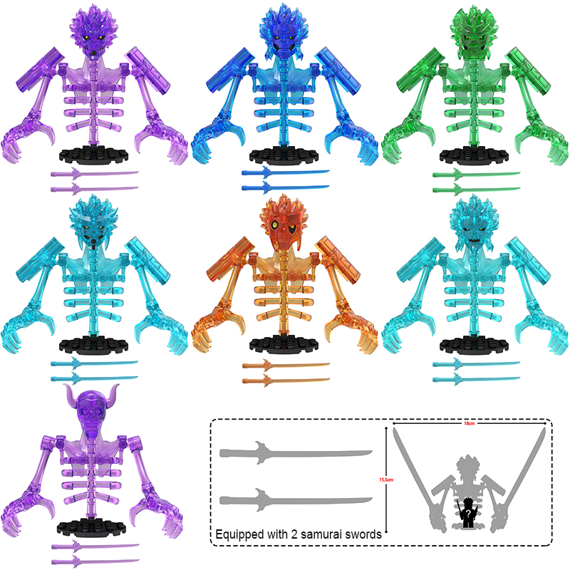 Model Kit Walmart - Anime Action Figure Building Blocks Set