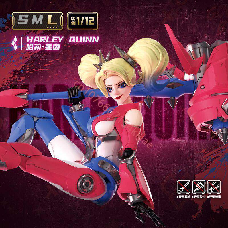 Original Blokees DC Champion C – обзор и цена Model Kit Harley Quinn