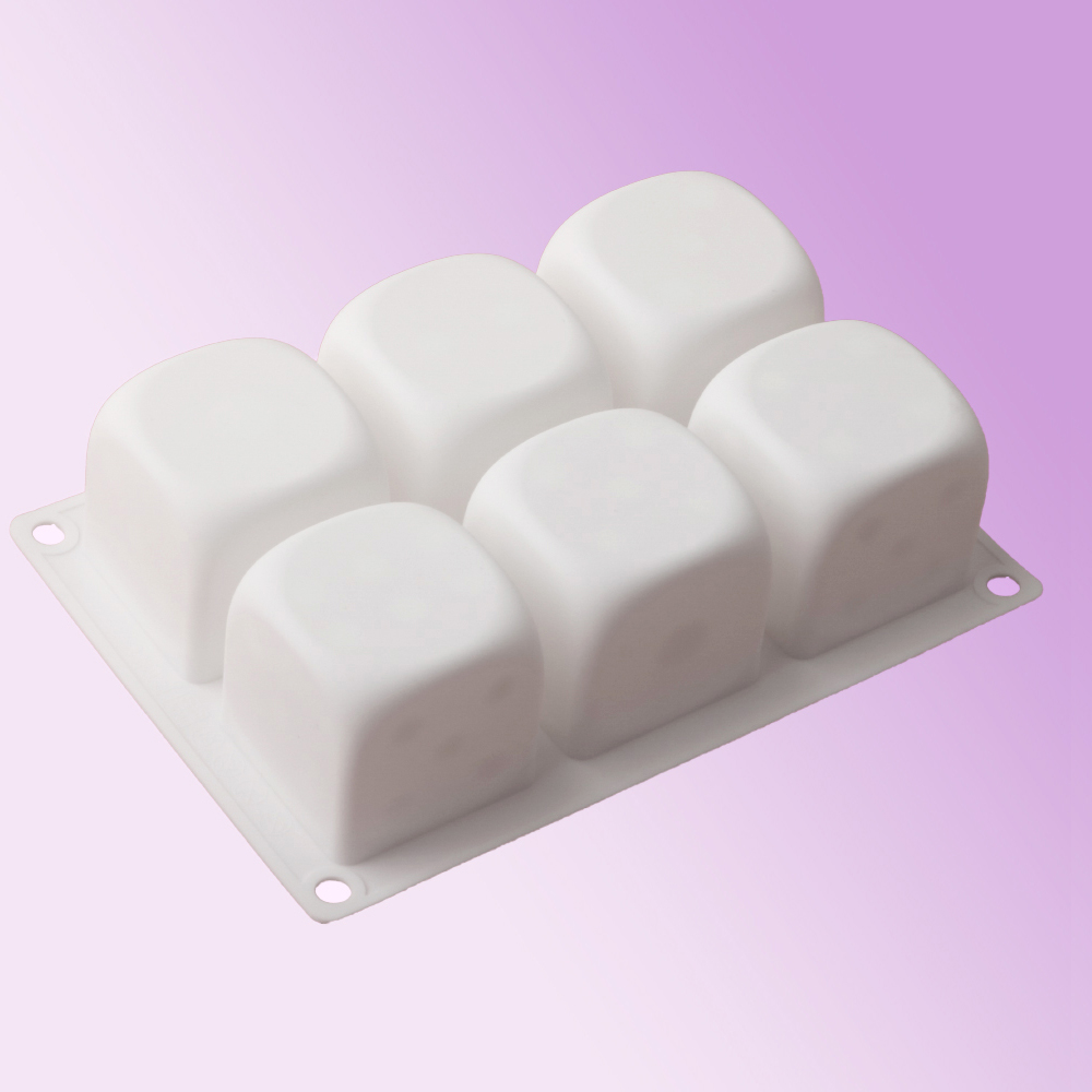 6-Cell Cube Mousse Cake Mould  – обзор и цена Model Kitchen Set