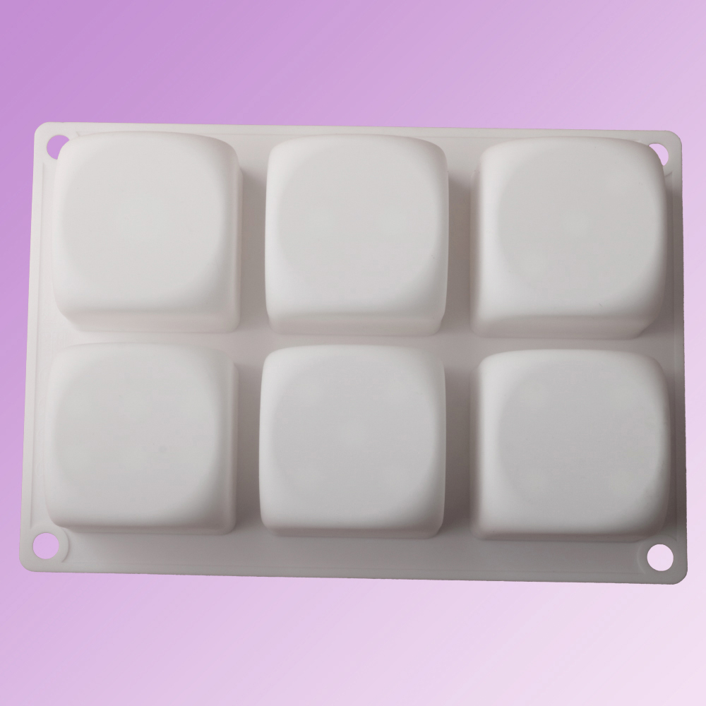 6-Cell Cube Mousse Cake Mould  – обзор и цена Model Kitchen Set