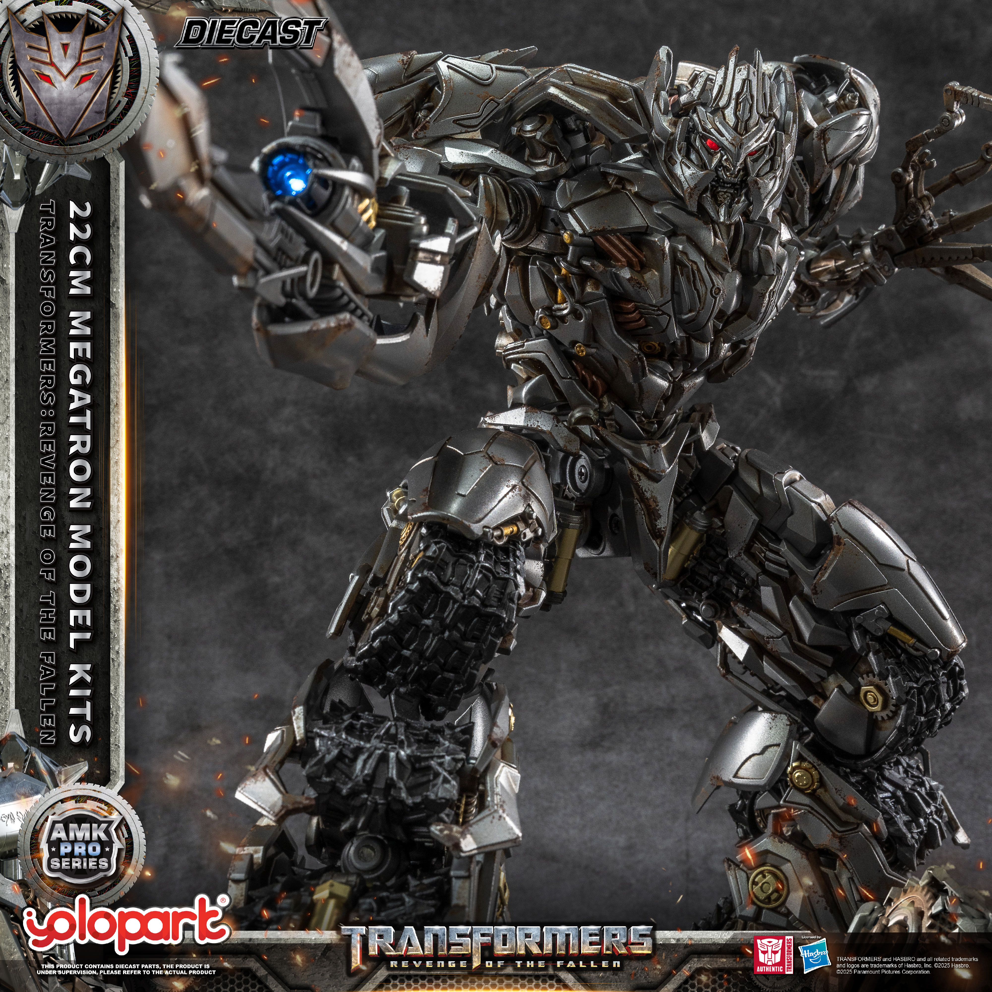 YOLOPARK 22cm Megatron AMK PRO – обзор и цена Model Kit Yolopark