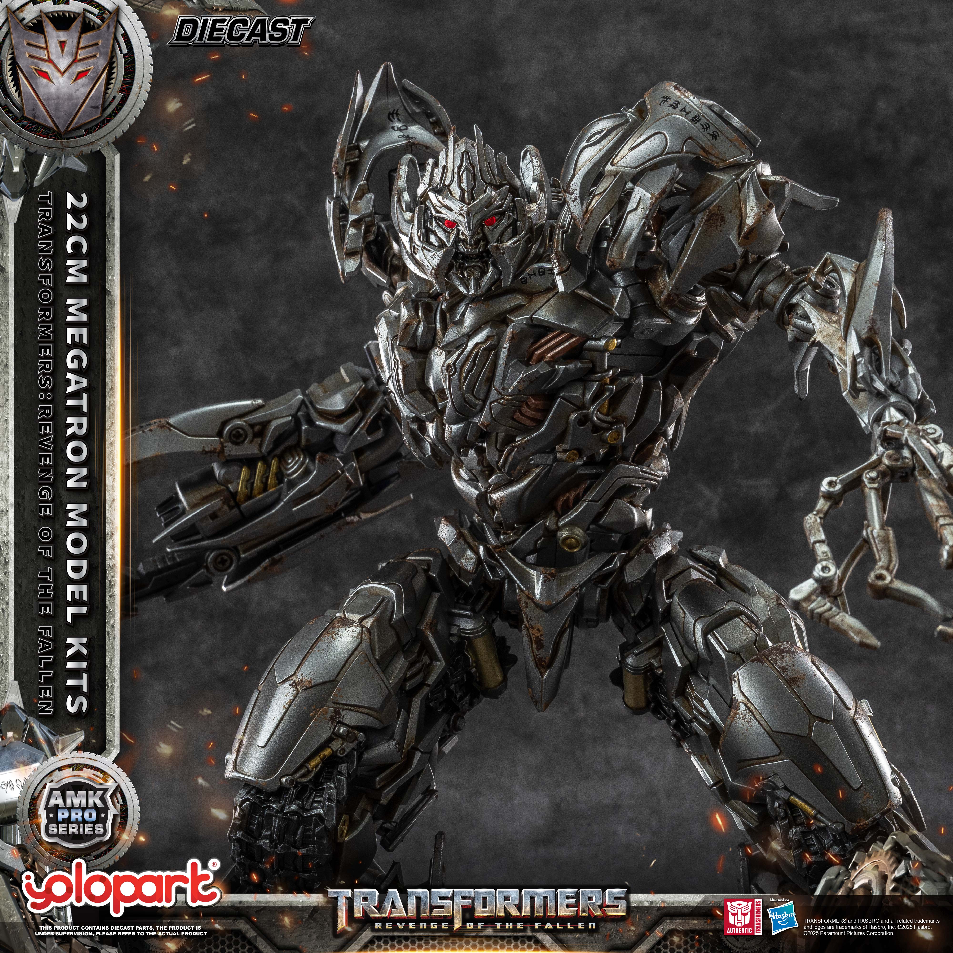 YOLOPARK 22cm Megatron AMK PRO – обзор и цена Model Kit Yolopark