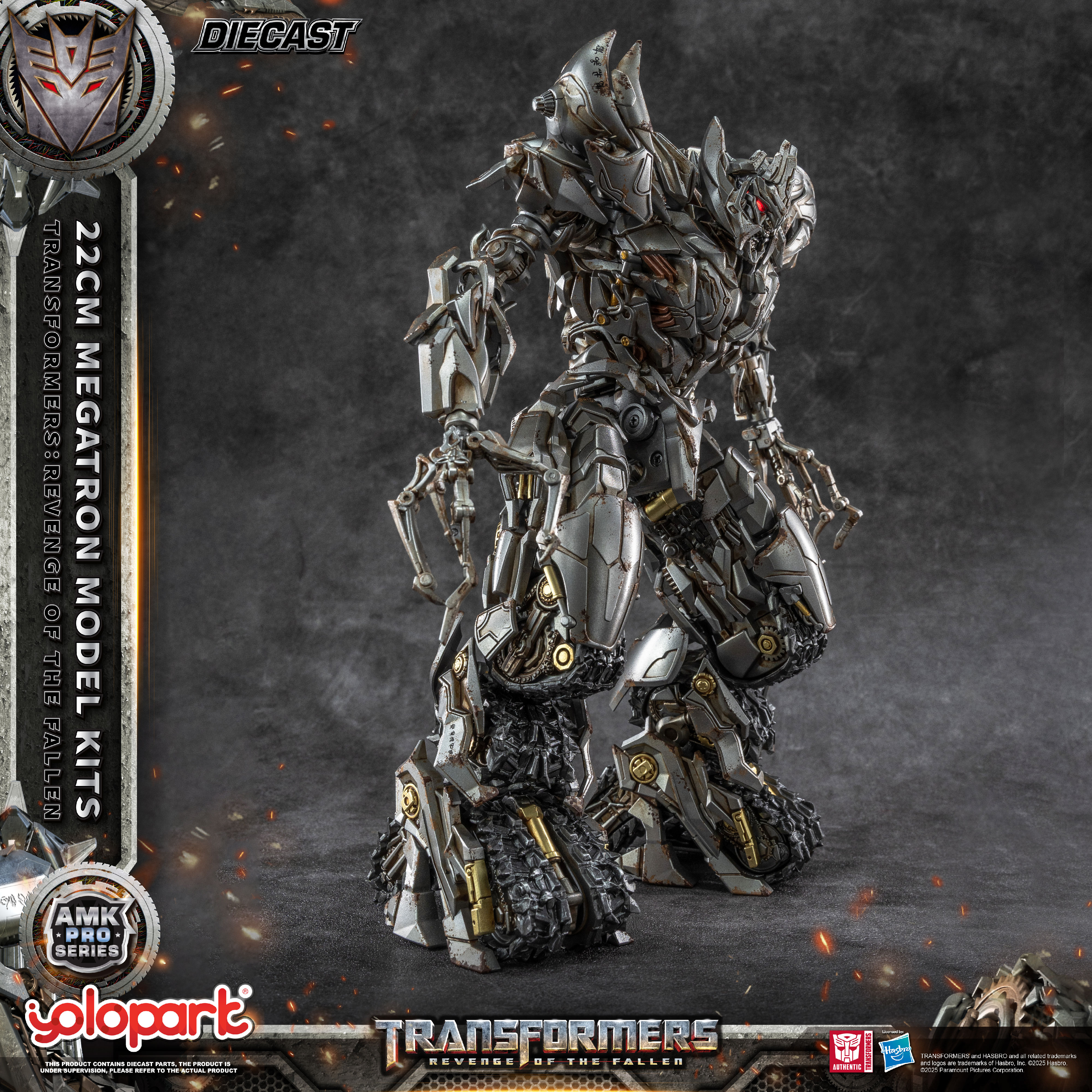 YOLOPARK 22cm Megatron AMK PRO – обзор и цена Model Kit Yolopark