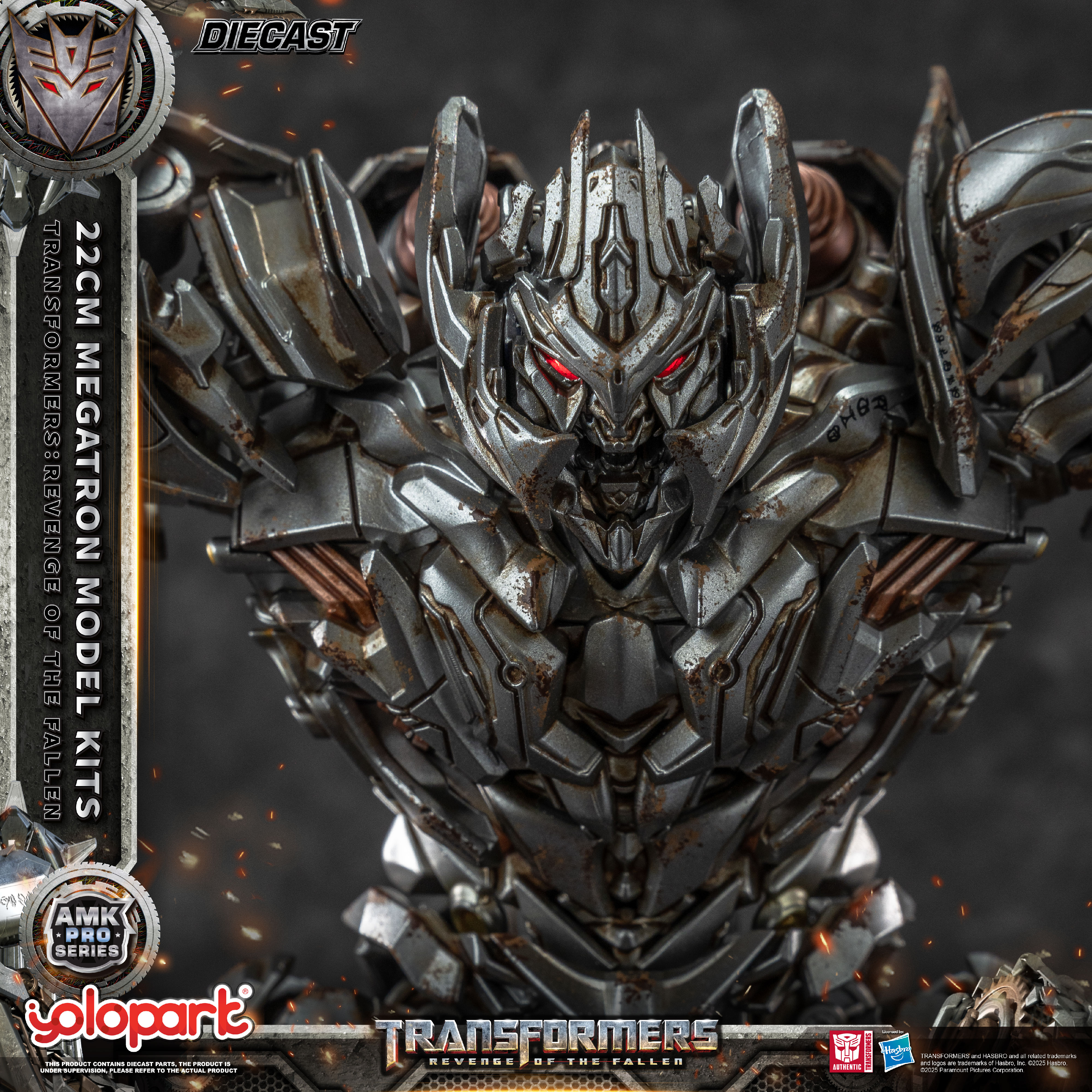 YOLOPARK 22cm Megatron AMK PRO – обзор и цена Model Kit Yolopark