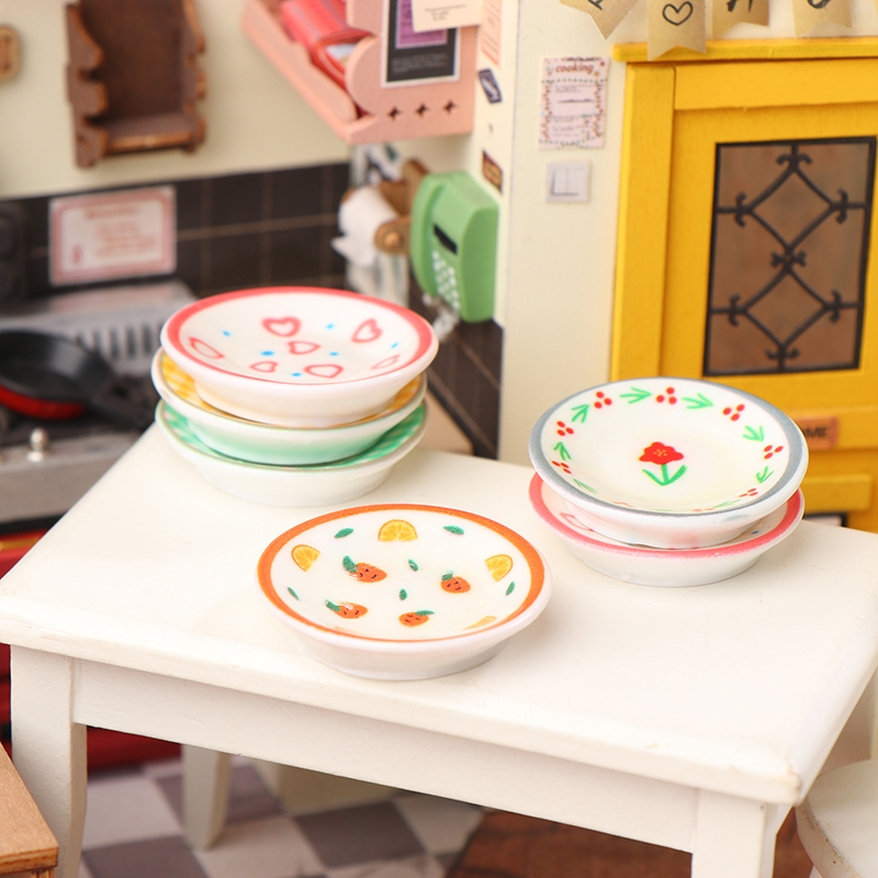 5Pcs 1/12 Dollhouse Mini Plate – обзор и цена Model Kitchen Set