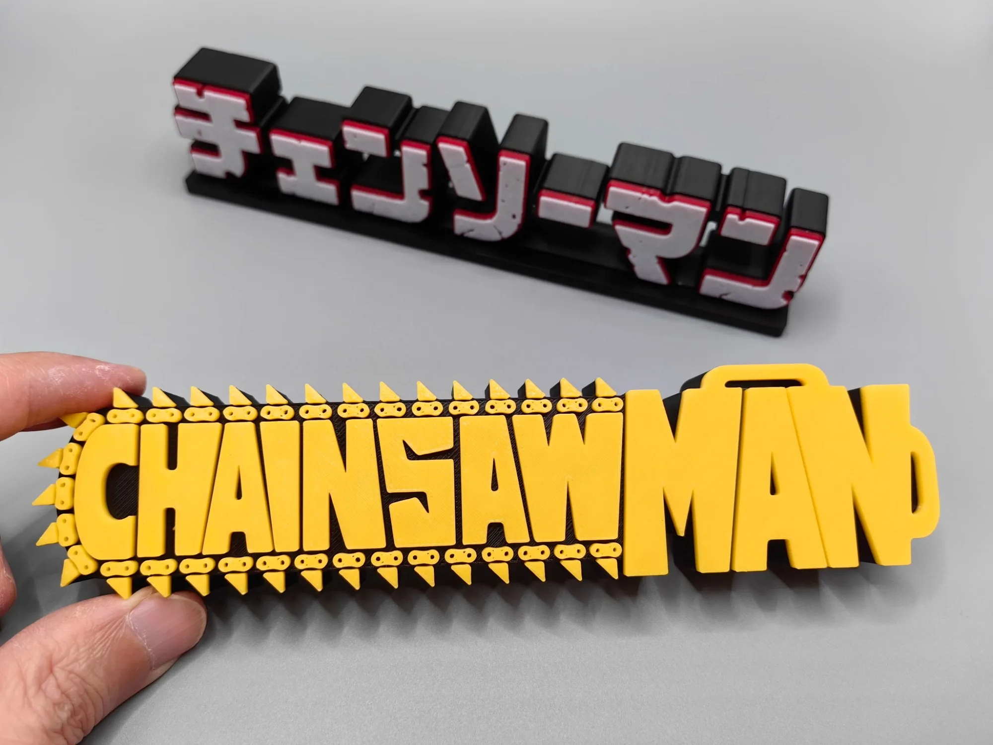 Anime Chainsaw Man 3D Logo Mod – обзор и цена Model Kit Chainsaw Man