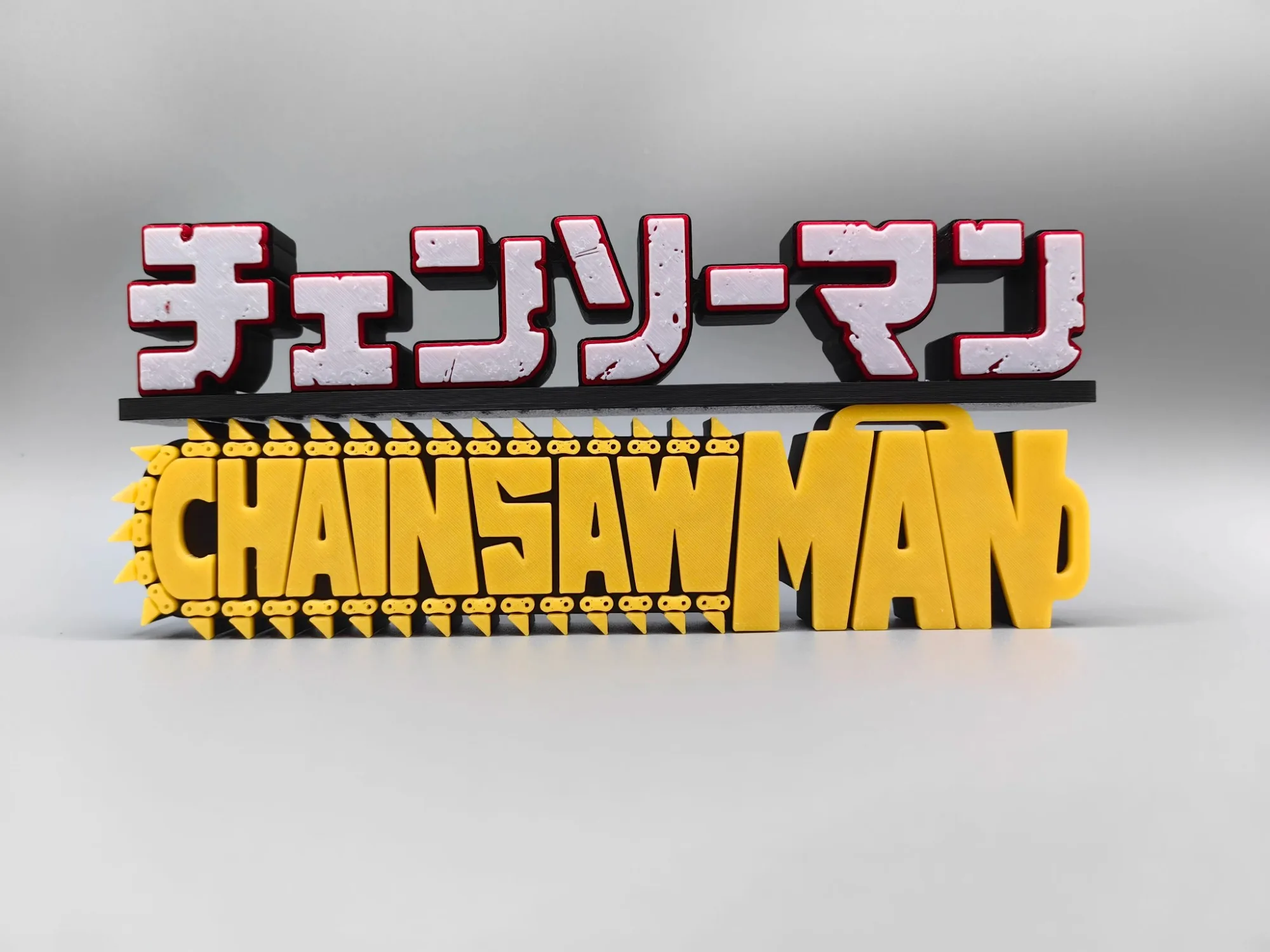 Anime Chainsaw Man 3D Logo Mod – обзор и цена Model Kit Chainsaw Man