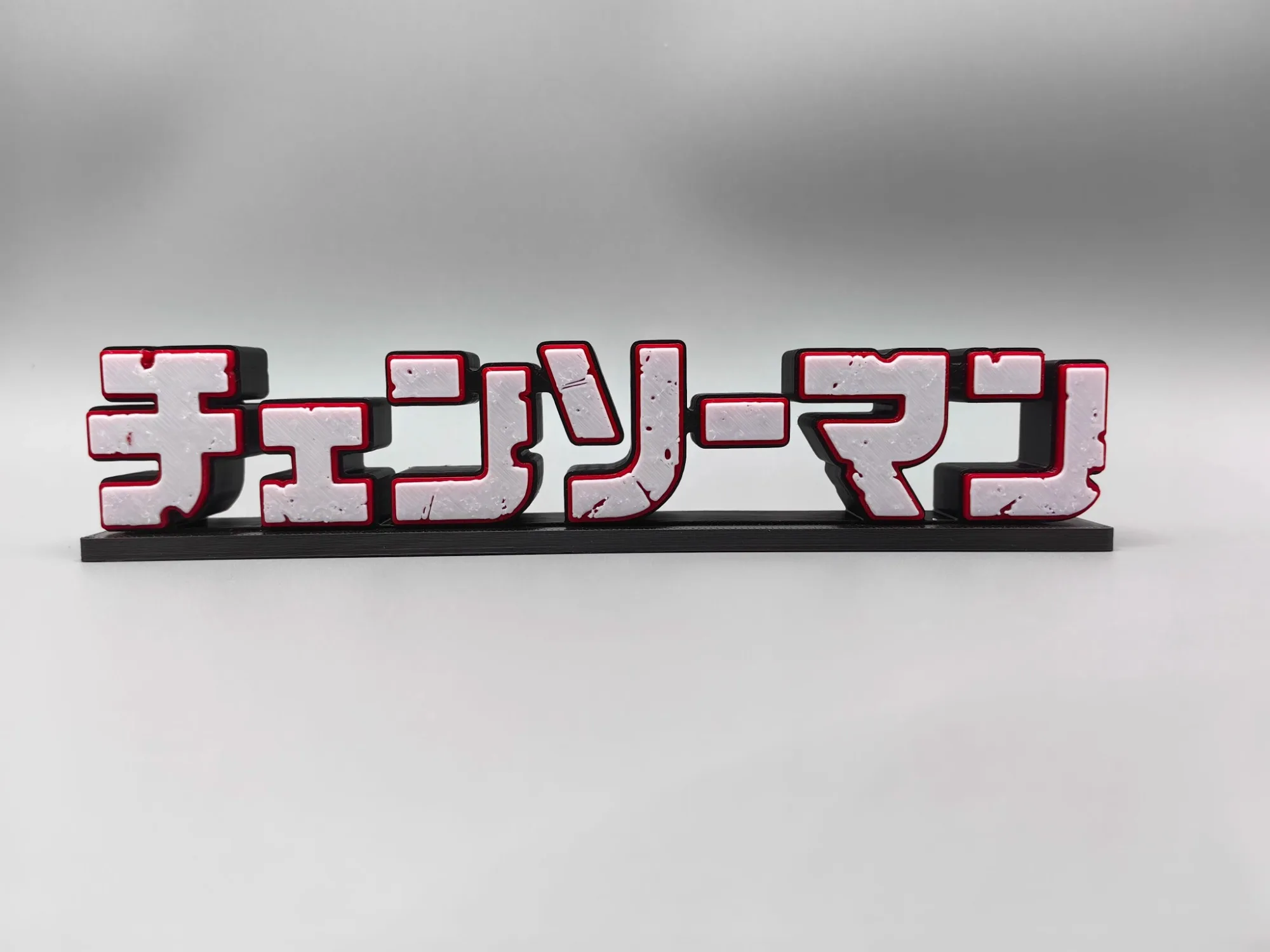 Anime Chainsaw Man 3D Logo Mod – обзор и цена Model Kit Chainsaw Man