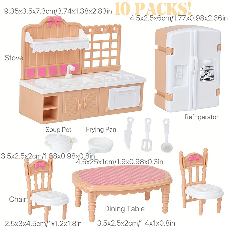 1:12 Miniature Furniture Set L – обзор и цена Model Kitchen Set