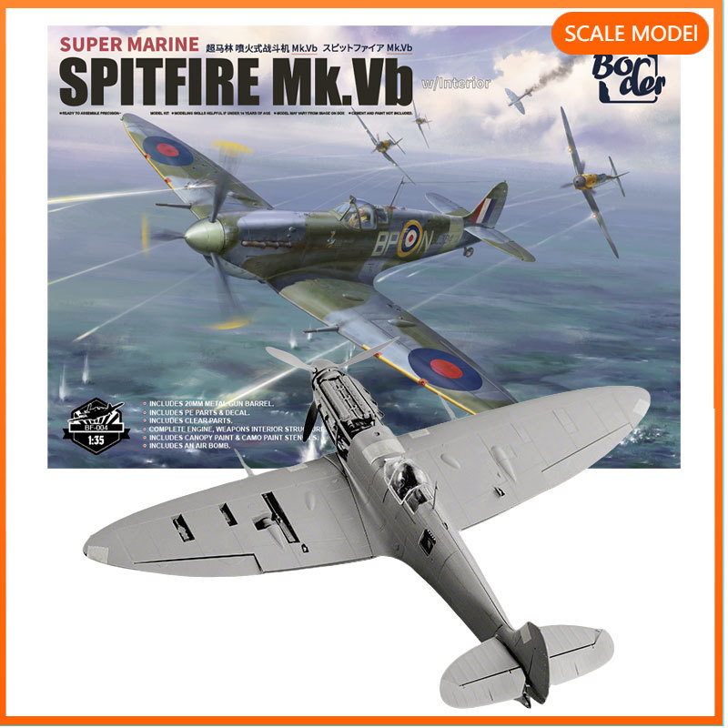 Border  1/35 BF-004 Spitfire F – обзор и цена Model Kit Spitfire