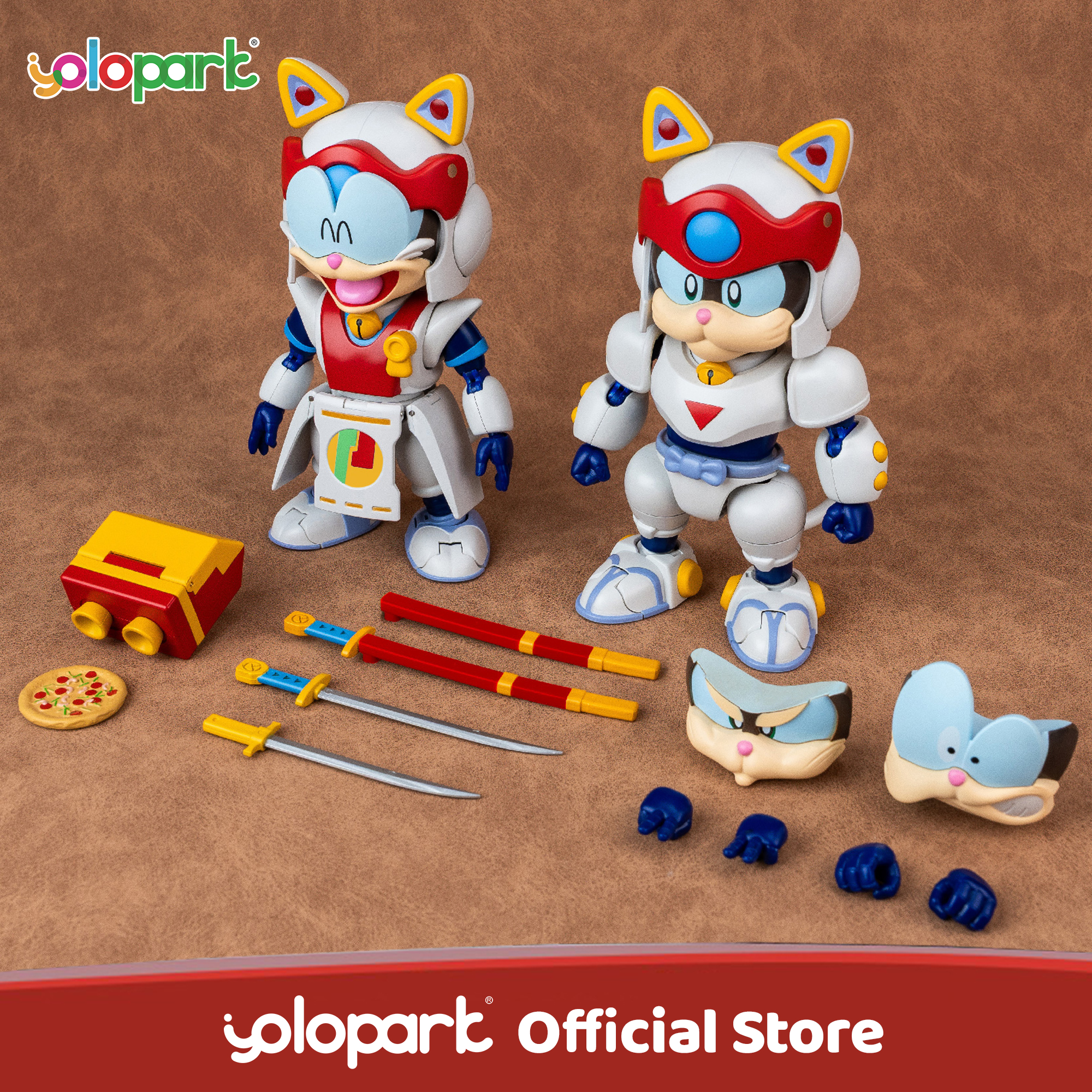 YOLOPARK 13.3cm Samurai Pizza  – обзор и цена Model Kit Yolopark
