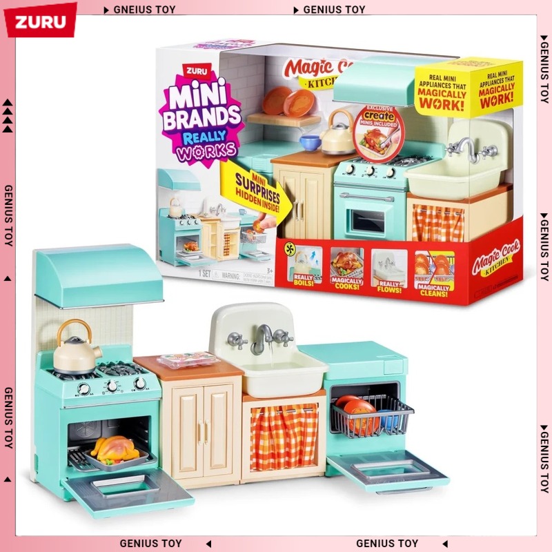 Zuru Mini Brands Magic Cook Ki – обзор и цена Model Kitchen Set