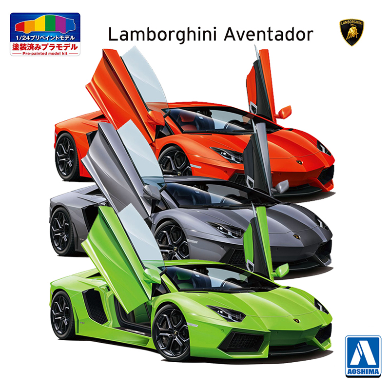 Aoshima 06201-3 Static Assembl – обзор и цена Model Kit Lamborghini