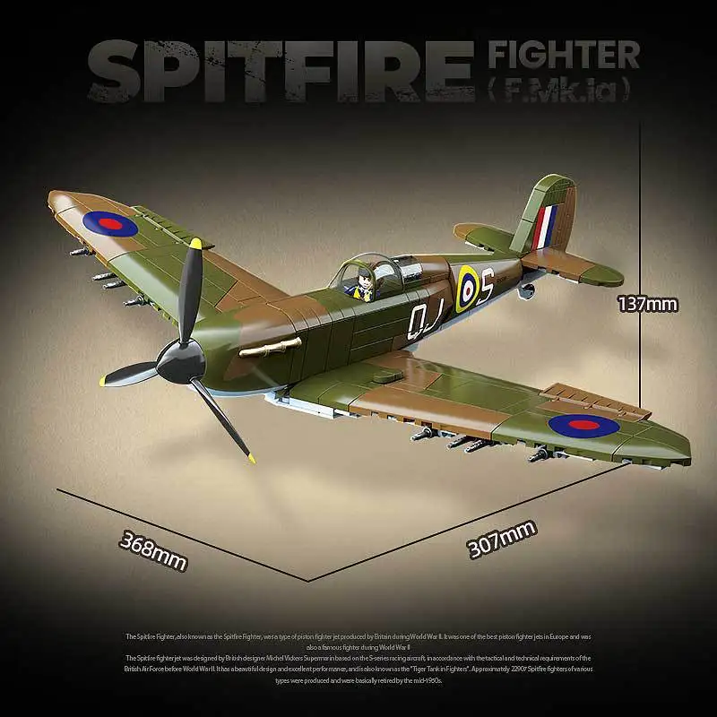 UK Spitfire Fighter Military P – обзор и цена Model Kit Spitfire