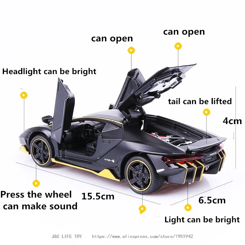 1:32 LP770 750 Alloy Sports Ca – обзор и цена Model Kit Lamborghini