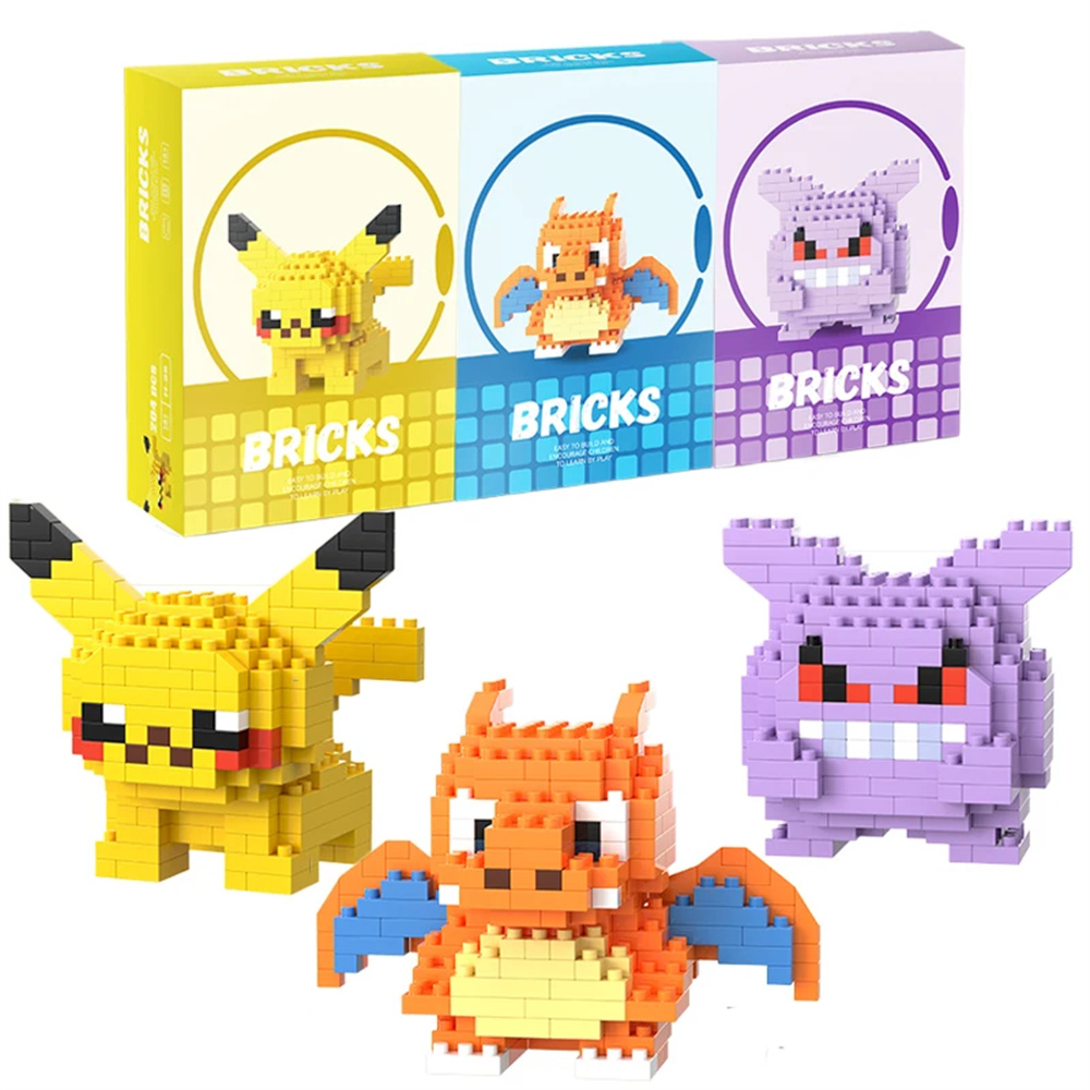 Pokemon Micro Building Blocks  – обзор и цена Model Kit Walmart