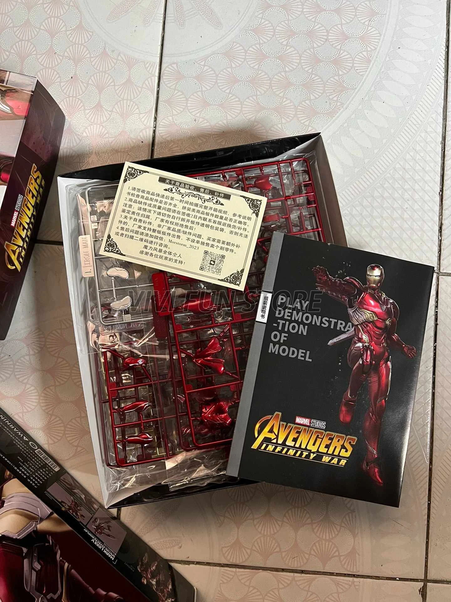 In Stock MORSTORM Avengers:End – обзор и цена Model Kit Iron Man Mark 50