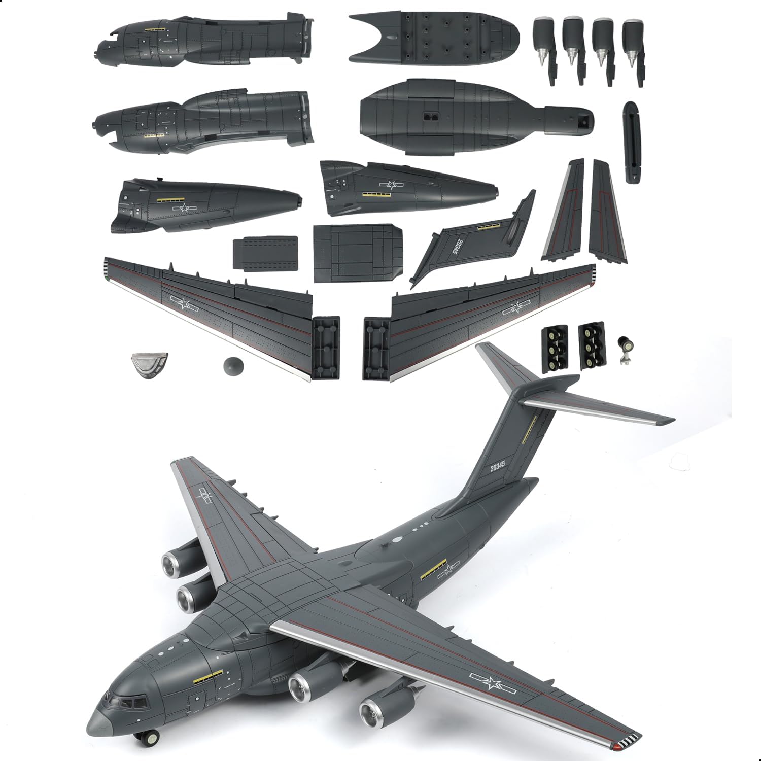 1:100 Scale Y-20 Transport Air – обзор и цена Model Kit Quick