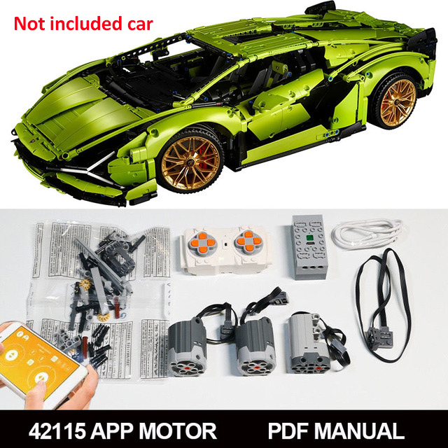 LED Light APP Control Motor Se – обзор и цена Model Kit Lamborghini