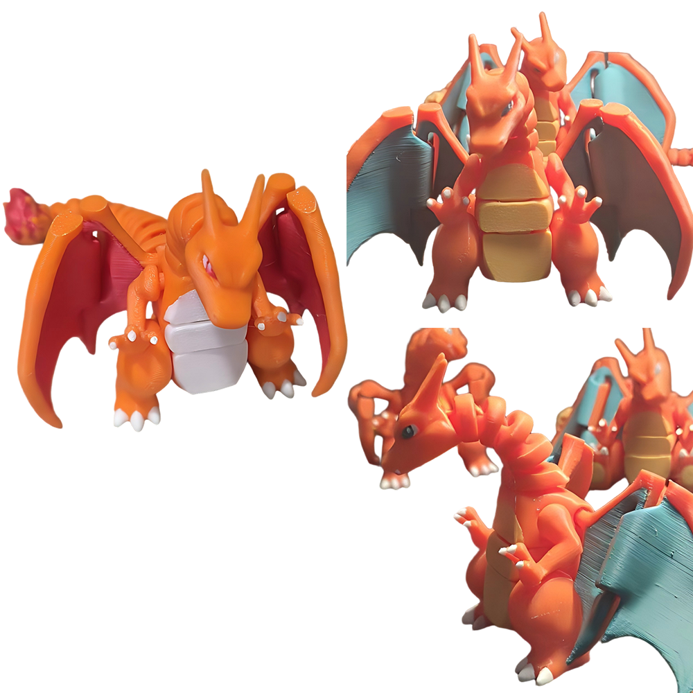 3D Printed Anime Pokémon Figur – обзор и цена Model Kit Joints
