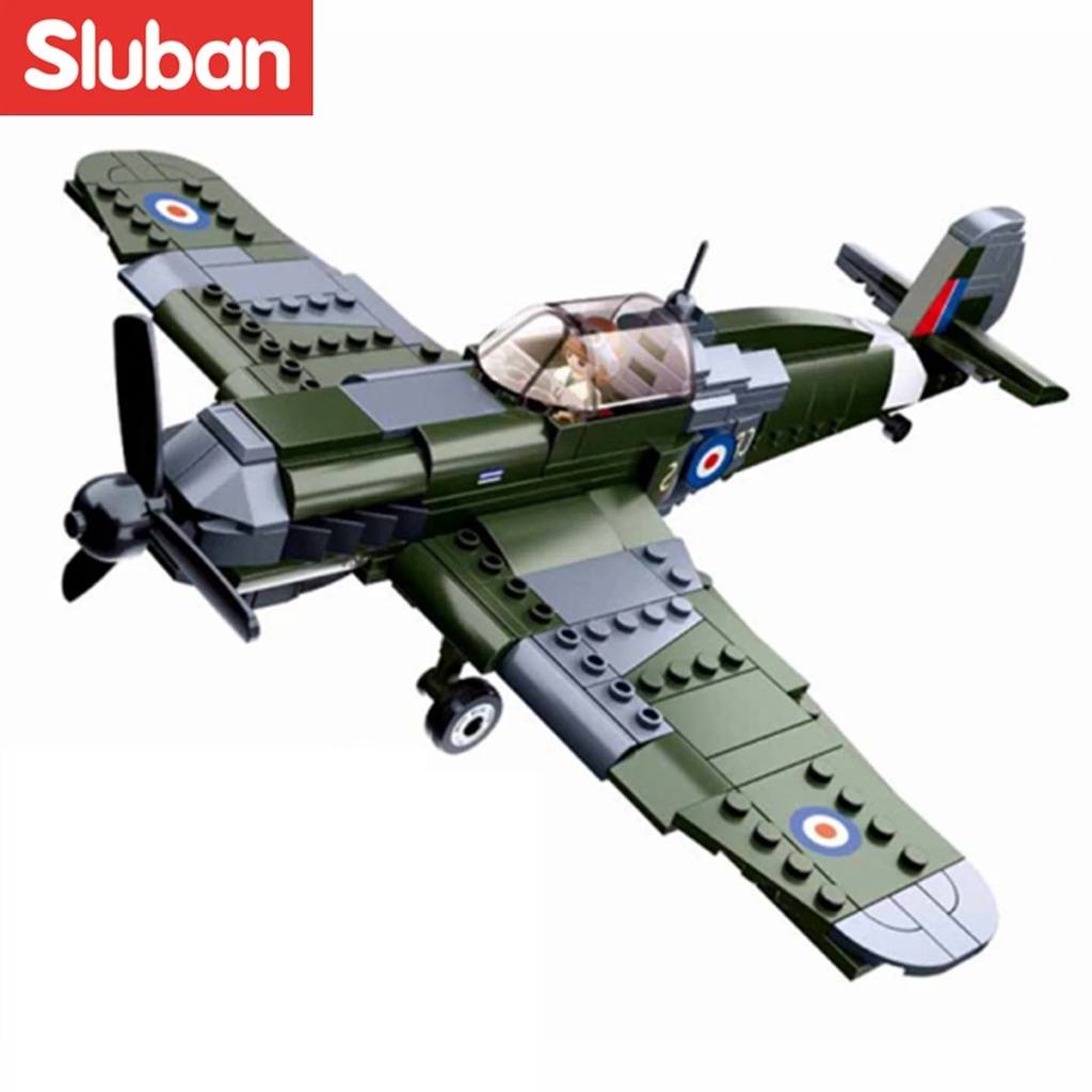 290pcs 0712 WW2 Military Spitf – обзор и цена Model Kit Spitfire