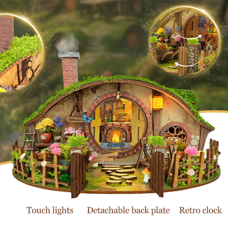 Wooden DIY Magic Ring Dollhous – обзор и цена Model Kit Walmart