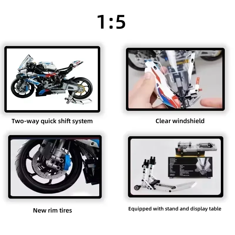 New 1920pcs Car Toy Motorcycle – обзор и цена Model Kit Walmart