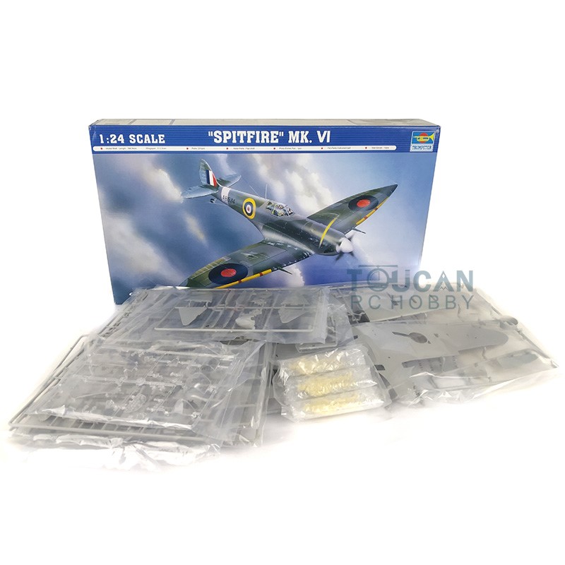Trumpeter 02413 1/24 Scale Bri – обзор и цена Model Kit Spitfire
