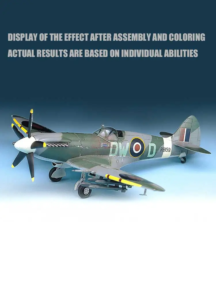 Academy assembled airplane mod – обзор и цена Model Kit Spitfire
